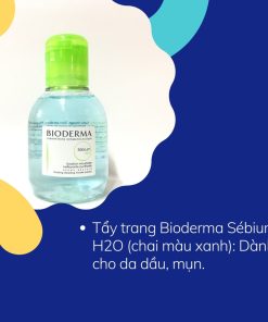 Tẩy trang Bioderma xanh 100ml