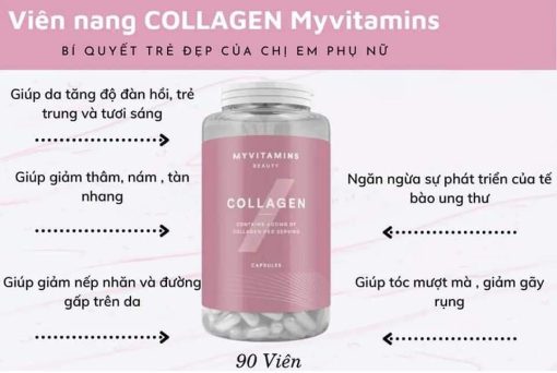 Viên uống Collagen 90 viên Myvitamin Pháp 1