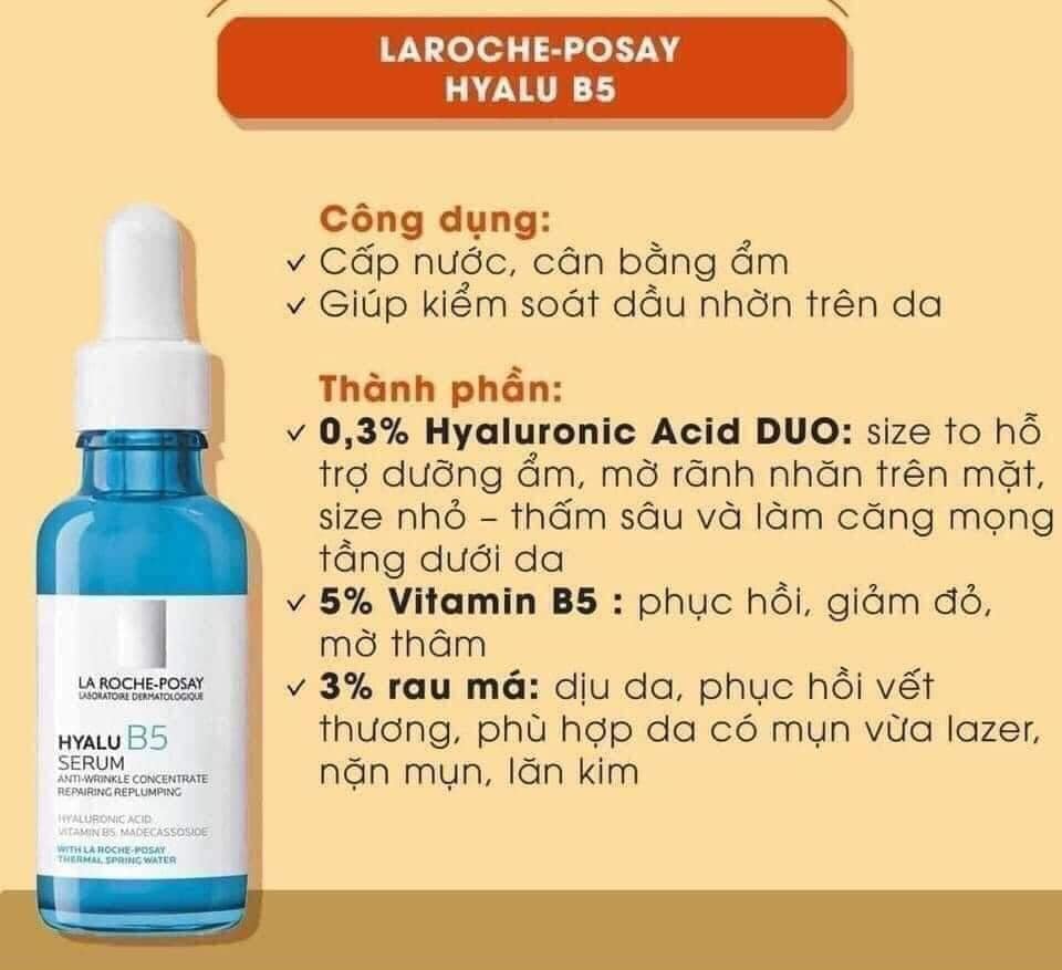 Hyalu B5 serum La Roche Posay - DÒNG SẢN PHẨM DƯỠNG ẨM VÀ TÁI TẠO