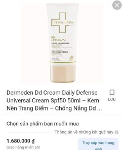 Kem chống nắng DERMEDEN 5