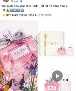 Set nước hoa MISSDIOR 4