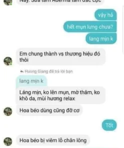 sua tam tri mun lung ADERMA 4