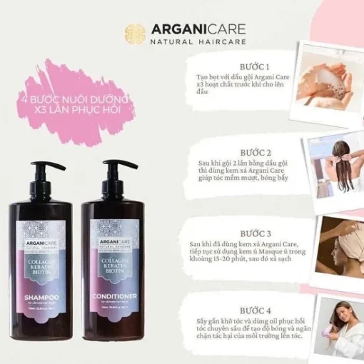 dau goi ARGANICARE COLLAGEN SHAMPOO 2