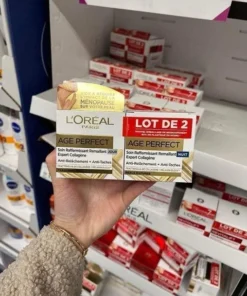 Kem duong chong lao hoa va tan nhang LOREAL AGE PERFECT 1