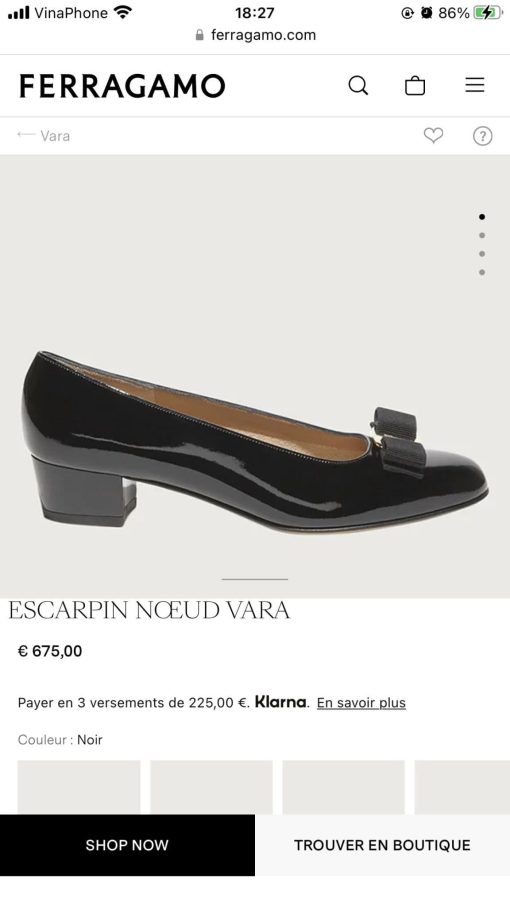 Giày Salvatore Ferragamo Vara 4