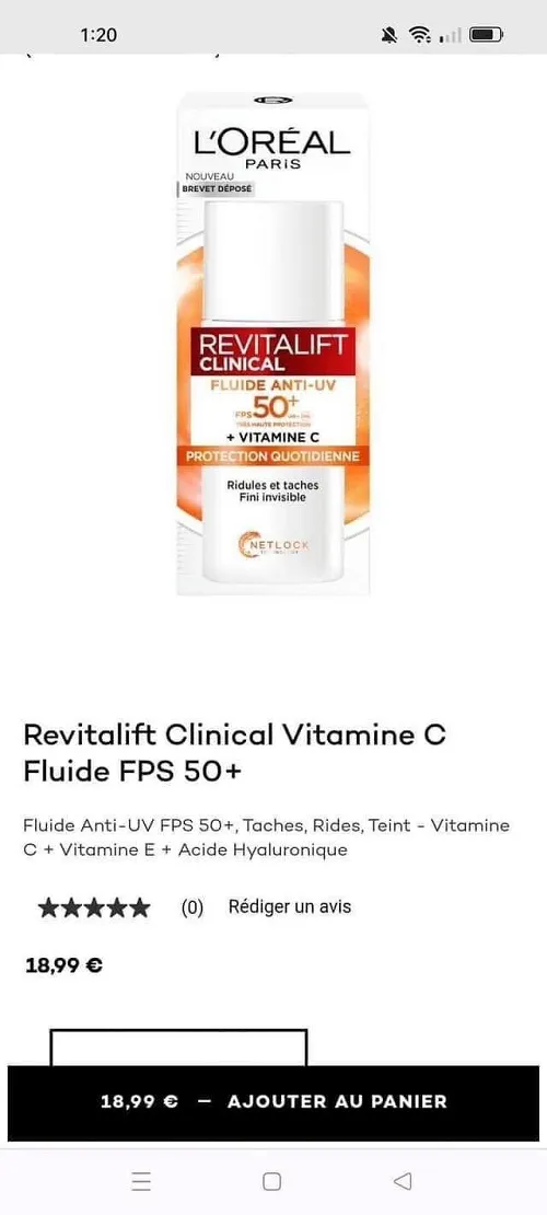 kem chong nang Loreal Revitalift Clinical 3