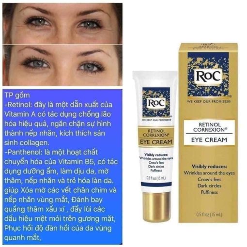 Kem mắt ROC Retinol Correxion Eye Cream 5