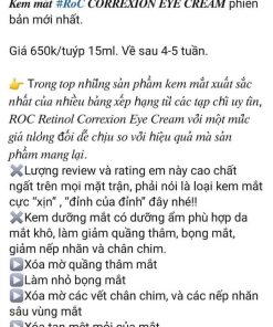 Kem mắt ROC Retinol Correxion Eye Cream 9
