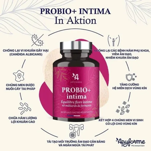 Viên uống phụ khoa PROBIO+ INTIMA APYFORME 5