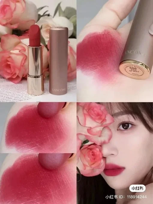 Son Lancôme lAbsolu Rouge Intimatte 888 mini 10