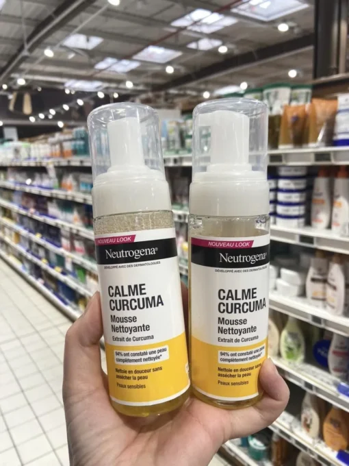 sua rua mat Neutrogena Curcuma Clear