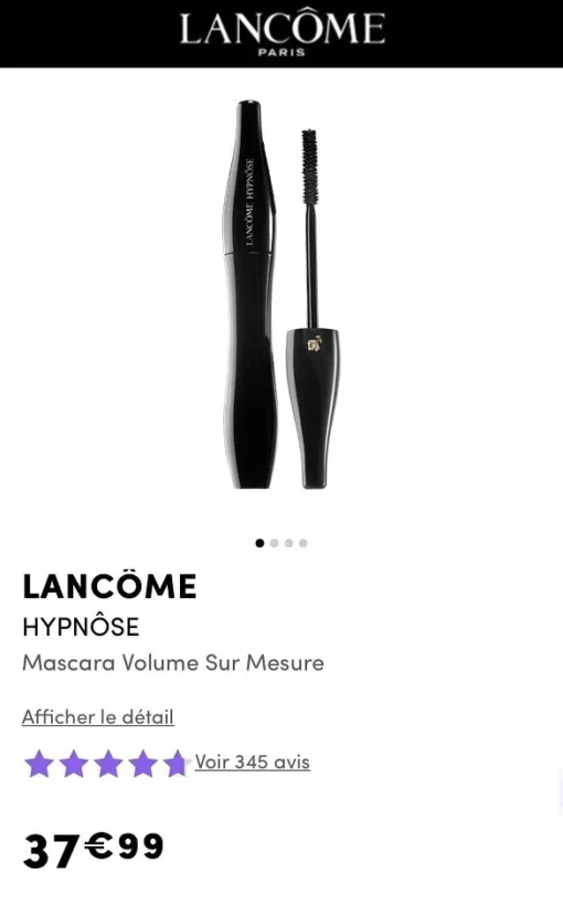 Mascara Lancome HYPNOSE mini 4