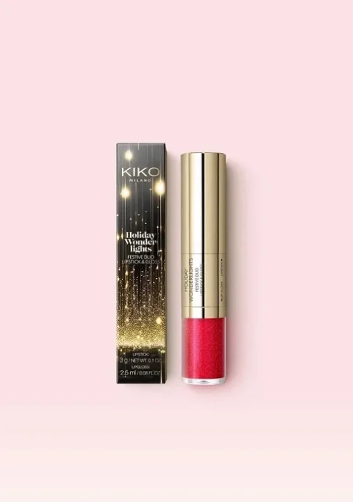 Son Kiko Holiday Wonderlights Festive Duo Lipstick - Ảnh 5