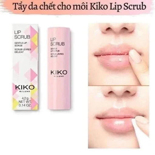 tay da chet moi Kiko Lip Scrub 4
