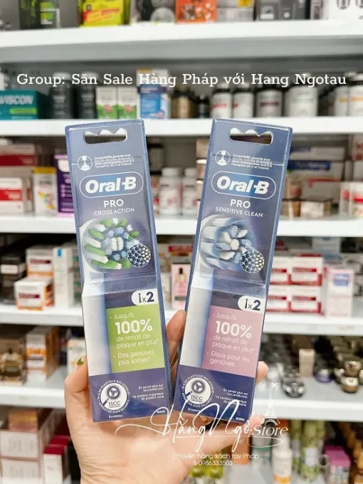 set 2 dau thay ban chai dien Oral B