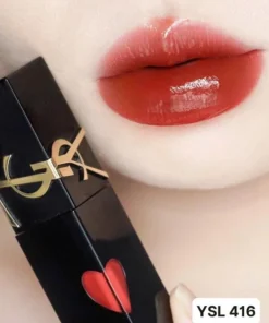 Son kem YSL 416 Vinyl Cream Lip Stain 4
