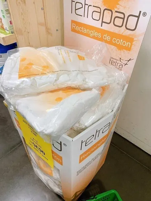 Bông tẩy trang Tetra - Bông tẩy trang từ lông cừu của Pháp - Ảnh 2