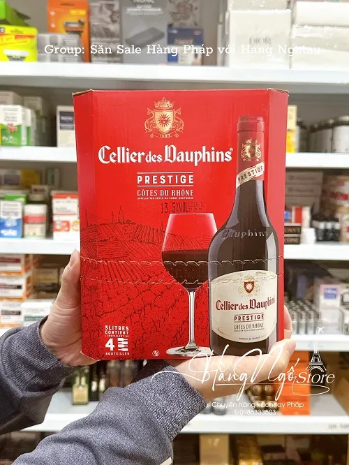 vang bich Cellier des Dauphins 3 lit 1