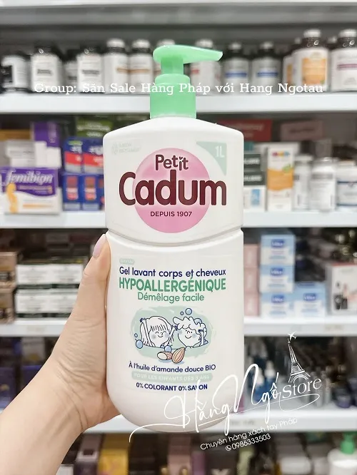 sua tam Petit Cadum tre em 1l