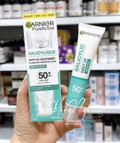 kem chong nang Garnier Pure Active Salicylic UV Matte