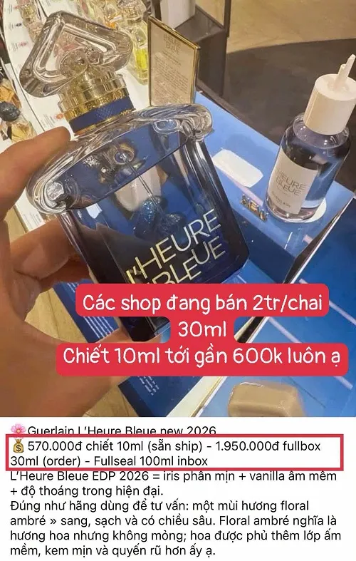 Nước Hoa Chiết Guerlain L'Heure Bleue 10ml Chính Hãng - Ảnh 4